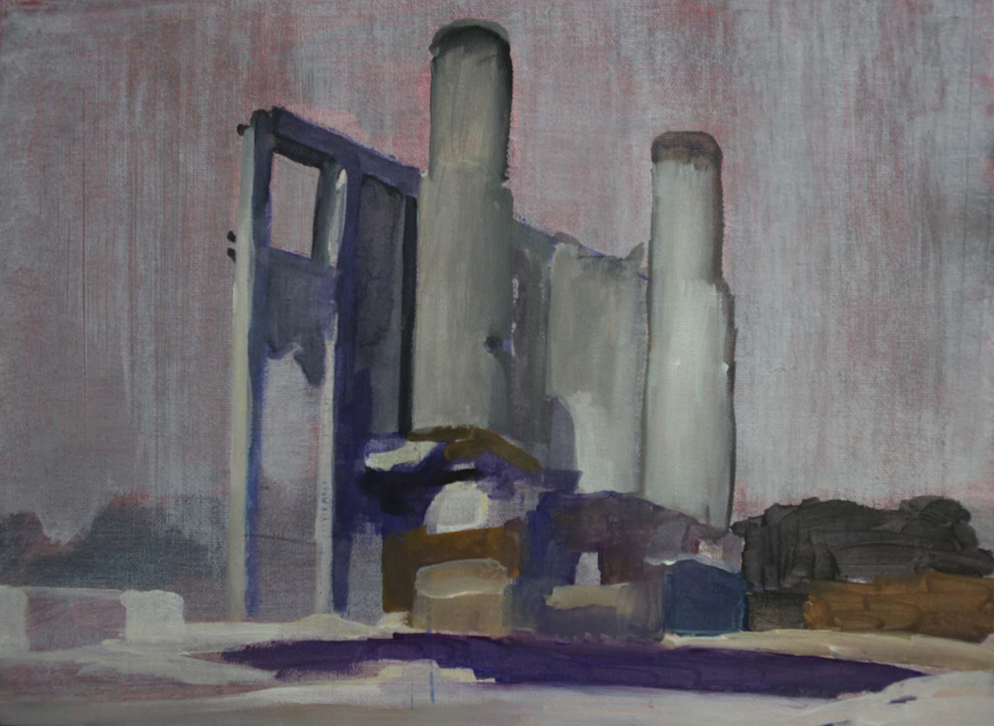 2. 同时期小稿:《热力场——731系列》,55×40cm,2015.jpg